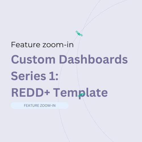 Custom Dashboards Series 1: REDD+ Template