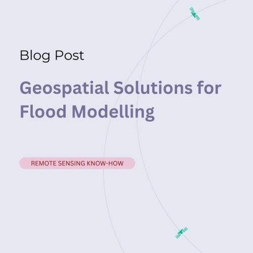 Geospatial Solutions for Flood Modelling