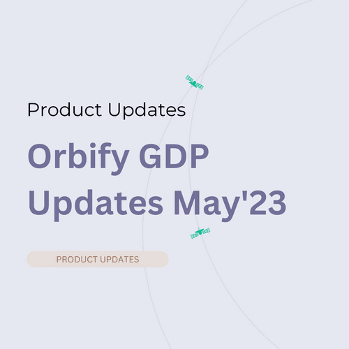 Orbify Geospatial Data Platform - May'23 Updates