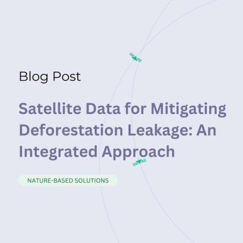 Satellite Data for Mitigating Deforestation Leakage: An Integrated Approach